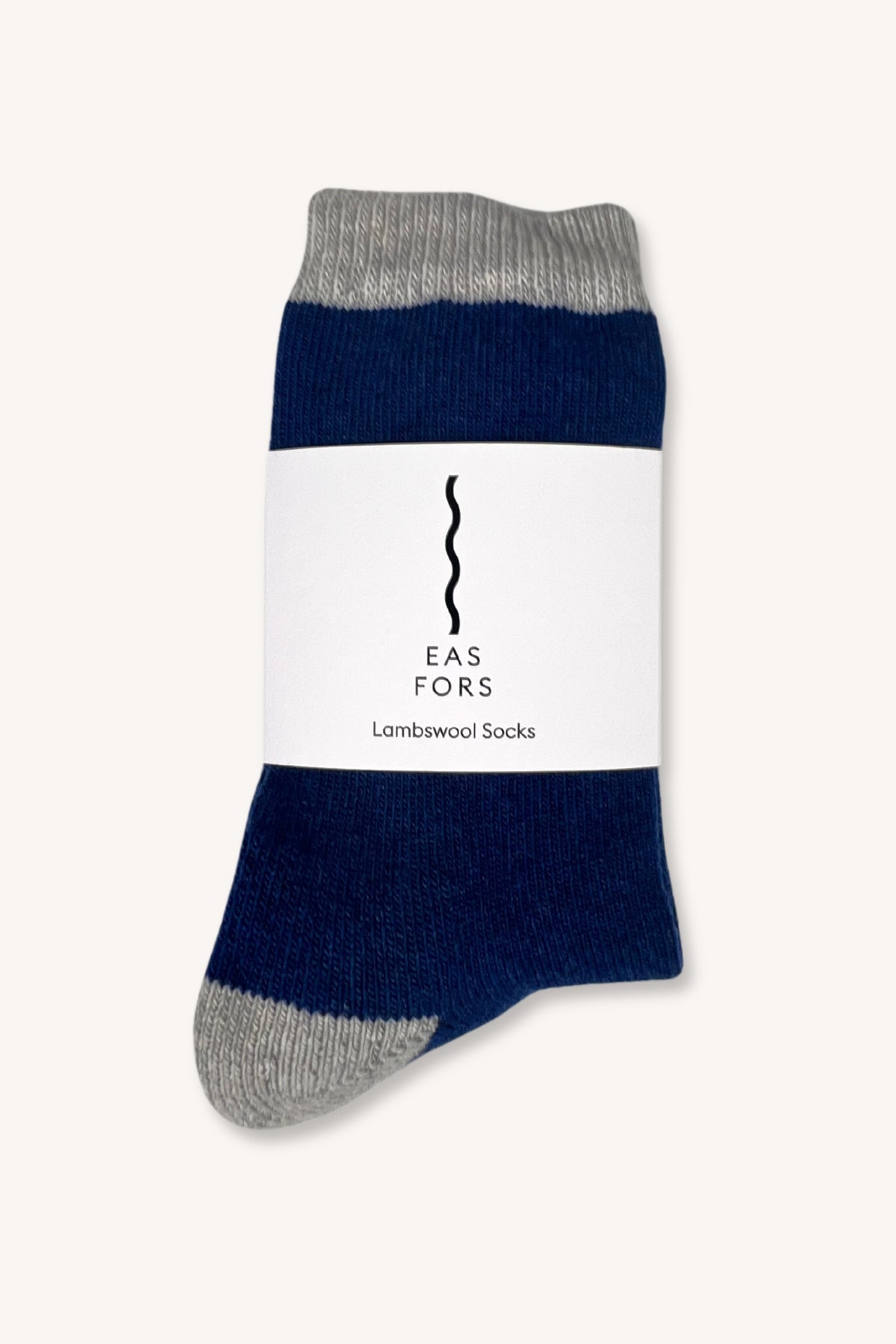 Lambswool Socks Ink Blue