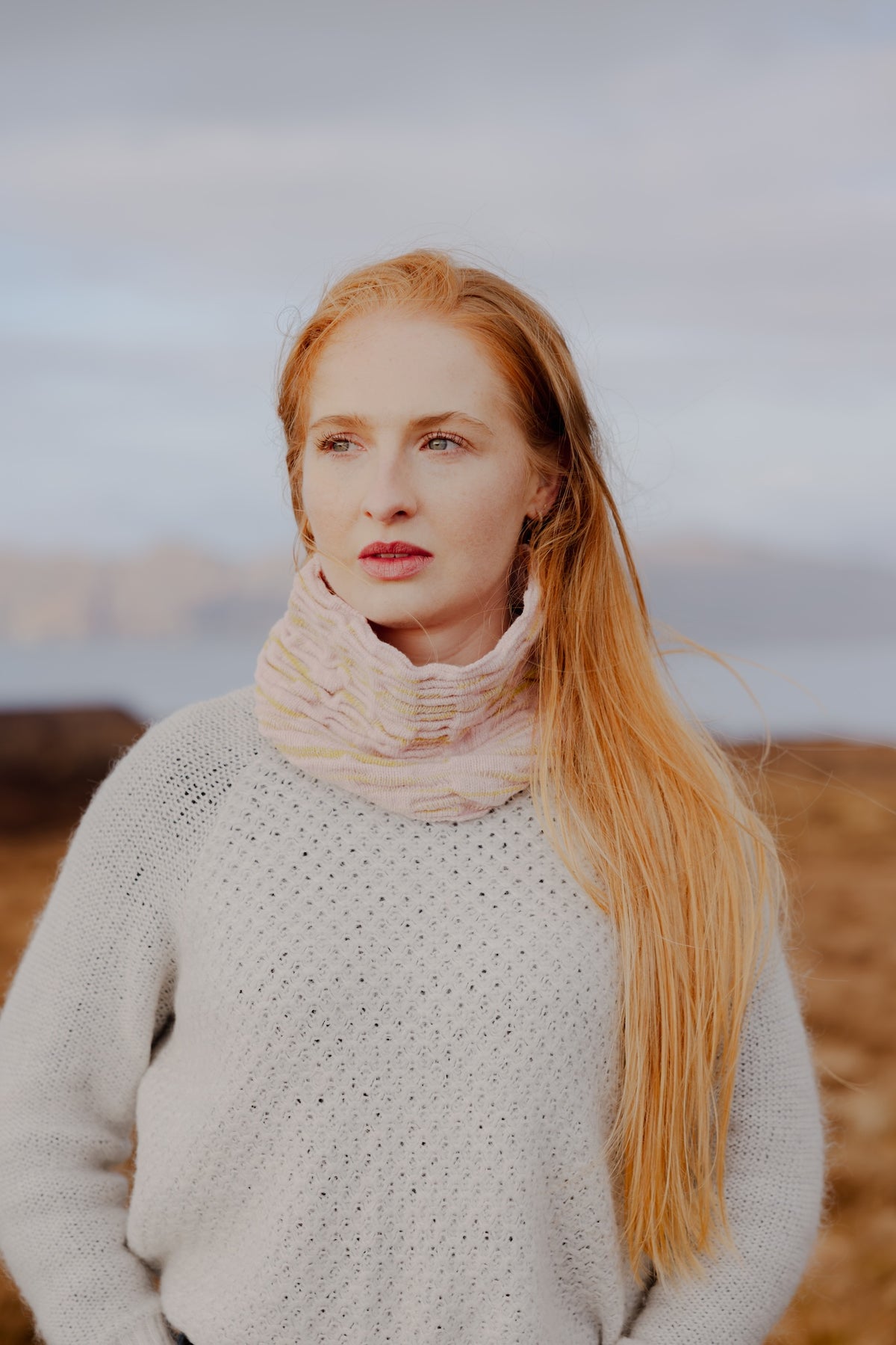 Cearcall Scarf Sea Pink